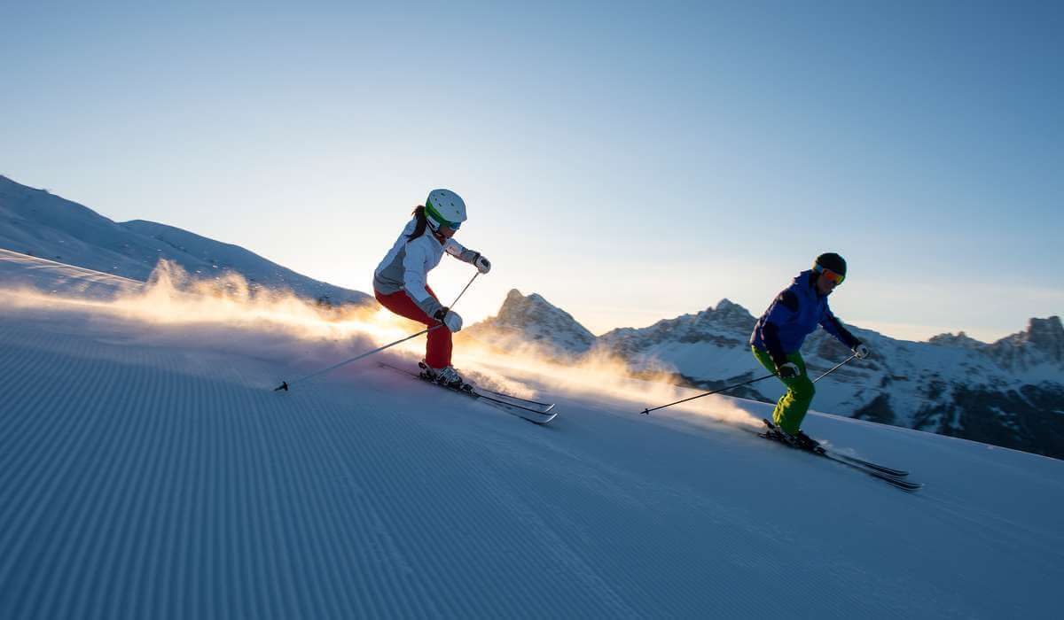 Boundless skiing fun in the ski area Plose